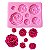 Molde de Silicone Rosa Flor para Pasta Americana Resina Biscuit - Imagem 1