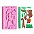 Molde de Silicone Bicho Savana Safari para Pasta Americana B03 - Imagem 3