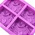 Forma Molde de Silicone Sabonete Artesanal 4 Cavidades S17 - Imagem 4
