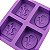 Forma Molde de Silicone Sabonete Artesanal 4 Cavidades Flor S19 - Imagem 4