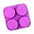 Forma Molde de Silicone Sabonete Redondo Artesanal Flor S18 - Imagem 2