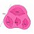 Molde de Silicone Boca Beijo Chocolate Biscuit Pasta Americana - Imagem 2