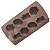Forma Molde de Silicone Ovo Ovinho Páscoa para Chocolate 8 Cavidades - Imagem 2