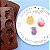 Forma Molde de Silicone Ovo Ovinho Páscoa para Chocolate 8 Cavidades - Imagem 4