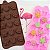 Molde de Silicone para Chocolate Bombom Sabonete Flores F01 - Imagem 4