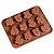 Molde de Silicone Corujas para Chocolate Resina Sabonete - Imagem 1