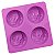 Forma Molde de Silicone Sabonete Artesanal 4 Cavidades Sol Lua S23 - Imagem 1