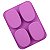 Forma Molde de Silicone Sabonete Artesanal Rosa 4 Cavidades S24 - Imagem 3