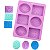 Forma Molde de Silicone Sabonete Artesanal Folha 6 Cavidades S20 - Imagem 1