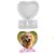 Molde Silicone Porta Retrato Coração Eternização Resina 15cm - Imagem 3