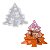 Molde de Silicone Artesanato Chaveiro Enfeite Árvore de Natal - Imagem 1