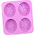 Forma Molde de Silicone Sabonete Artesanal 4 Cavidades Flor Borboleta S12 - Imagem 2