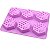 Forma Molde de Silicone Sabonete Artesanal 6 Cavidades Abelha Colmeia  S26 - Imagem 3