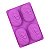Molde Silicone Sabonete Artesanal 4 Cavidades Oliveira S01 - Imagem 1