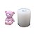Molde de Silicone Urso Ursinho Sentado Vela Sabonete Resina - Imagem 1