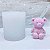 Molde de Silicone Urso Ursinho Sentado Vela Sabonete Resina - Imagem 4