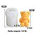 Molde de Silicone para Vela Sabonete Urso Ursinho 8cm - Imagem 2