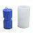 Molde de Silicone para Vela Cilíndrica Vertical Linha Listras 9,7cm - Imagem 1