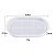Molde de Silicone para Bandeja Oval Resina Gesso Cimento Decoração - Imagem 2