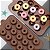 Molde de Silicone Mini Rosca Rosquinha Chocolate 15 Cavidades - Imagem 4