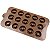 Molde de Silicone Mini Rosca Rosquinha Chocolate 15 Cavidades - Imagem 3