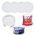 Molde de Silicone Porta Copos Caneca Suporte para Resina Redondo M06 - Imagem 1