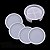 Molde de Silicone Porta Copos Caneca Suporte para Resina Redondo M06 - Imagem 3