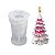 Molde de Silicone para Vela Artesanal Natal Pinheiro Árvore 10cm - Imagem 1