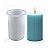 Molde de Silicone Vela Cilíndrica Vertical Linha Listras 8,7cm - Imagem 1