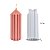Molde de Silicone Vela Cilíndrica Vertical Linha Listras 12,1cm - Imagem 2