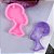 Molde de Silicone Chaveiro Resina Mulher Afro Negra Artesanato - Imagem 3