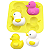 Molde Silicone Pato Patinho Mini Sabonete Resina Confeitaria - Imagem 1