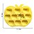 Molde de Silicone Maçã Resina Biscuit Mini Sabonete Doce - Imagem 2