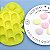 Molde de Silicone Maçã Resina Biscuit Mini Sabonete Doce - Imagem 3