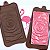Molde De Silicone para Barra de Chocolate Rosa 14,8 X 7,4 Cm - Imagem 4