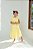 Vestido midi em lese amarelo - Imagem 5