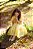 Vestido midi em lese amarelo - Imagem 3