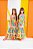 Vestido longo tropical verde estampado - Imagem 1