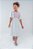 Vestido  off white com bordados - Imagem 3