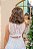 Vestido curto em renda branco - Imagem 3