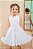 Vestido curto em renda branco - Imagem 1