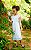 Vestido midi em renda branco - Imagem 4