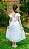 Vestido midi em renda branco - Imagem 2