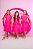 Vestido midi pink com laço no ombro - Imagem 1