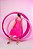Vestido midi pink com laço no ombro - Imagem 3