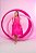 Vestido midi pink com laço no ombro - Imagem 5