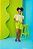 Conjunto  shorts e blusa verde neon - Imagem 3