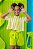 Conjunto  shorts e blusa verde neon - Imagem 1