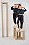 Conjunto infantil menina  moletom  jogger preto - Imagem 3