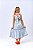 Vestido midi listras  azul - Imagem 2